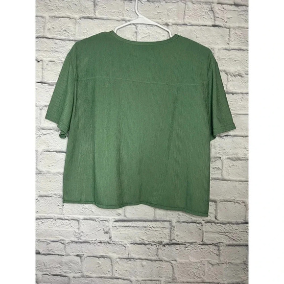 Vintage superline cropped green top. - Picture 4 of 5